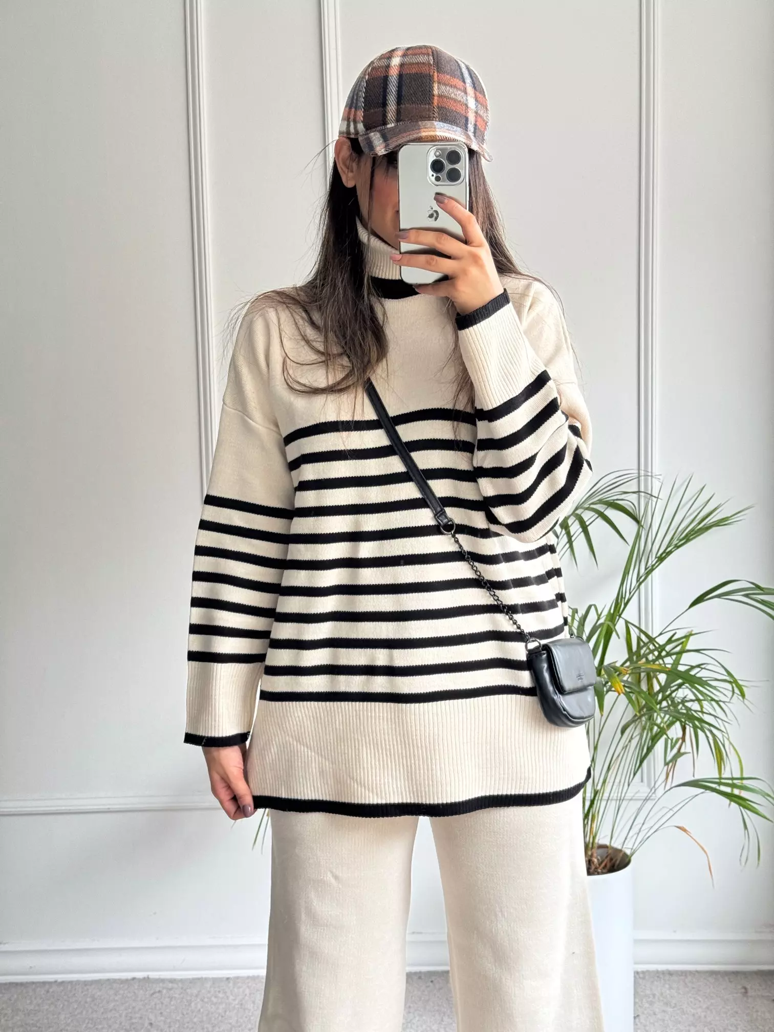 ست مانتو شلوار بافت نیکی